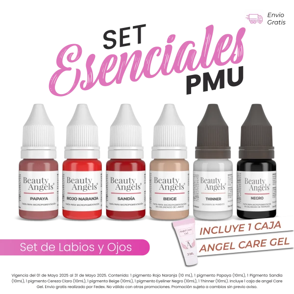Set esenciales PMU Labios y Ojos